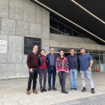 Equipo de CIESCOOP junto a José Ariza y Dalia Borge de la Escuela de Economía Social (Andalucía)